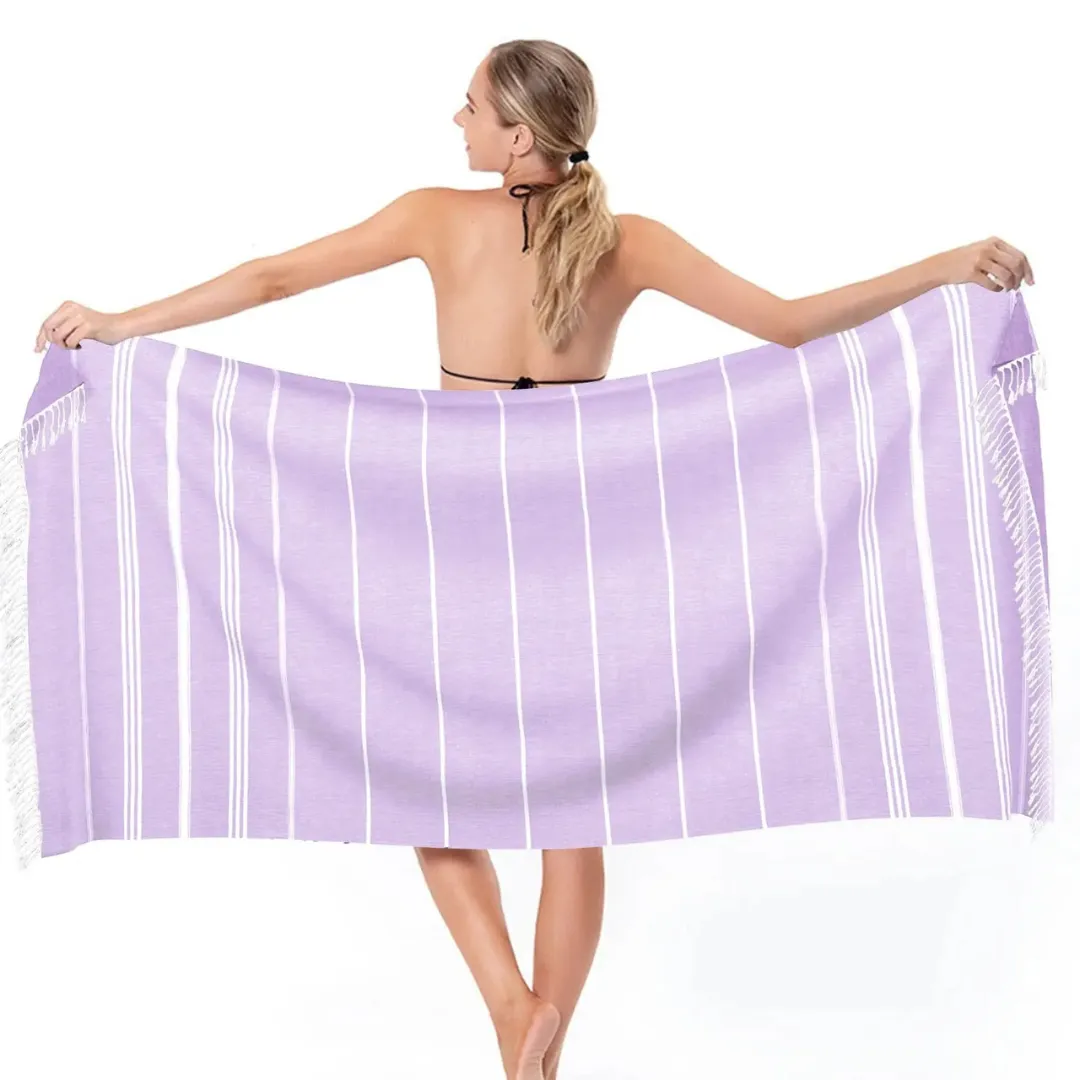 Serviette de plage ronde grande taille – Confort XXL pour bronzer à deux – Douce, absorbante et stylée – Image 15